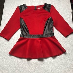 Classic women blouse with short sleeves